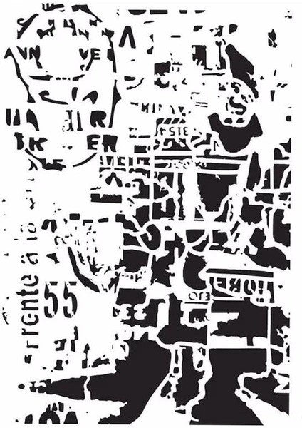 Cadence Mixed Media Schablone MA76 21x29 cm