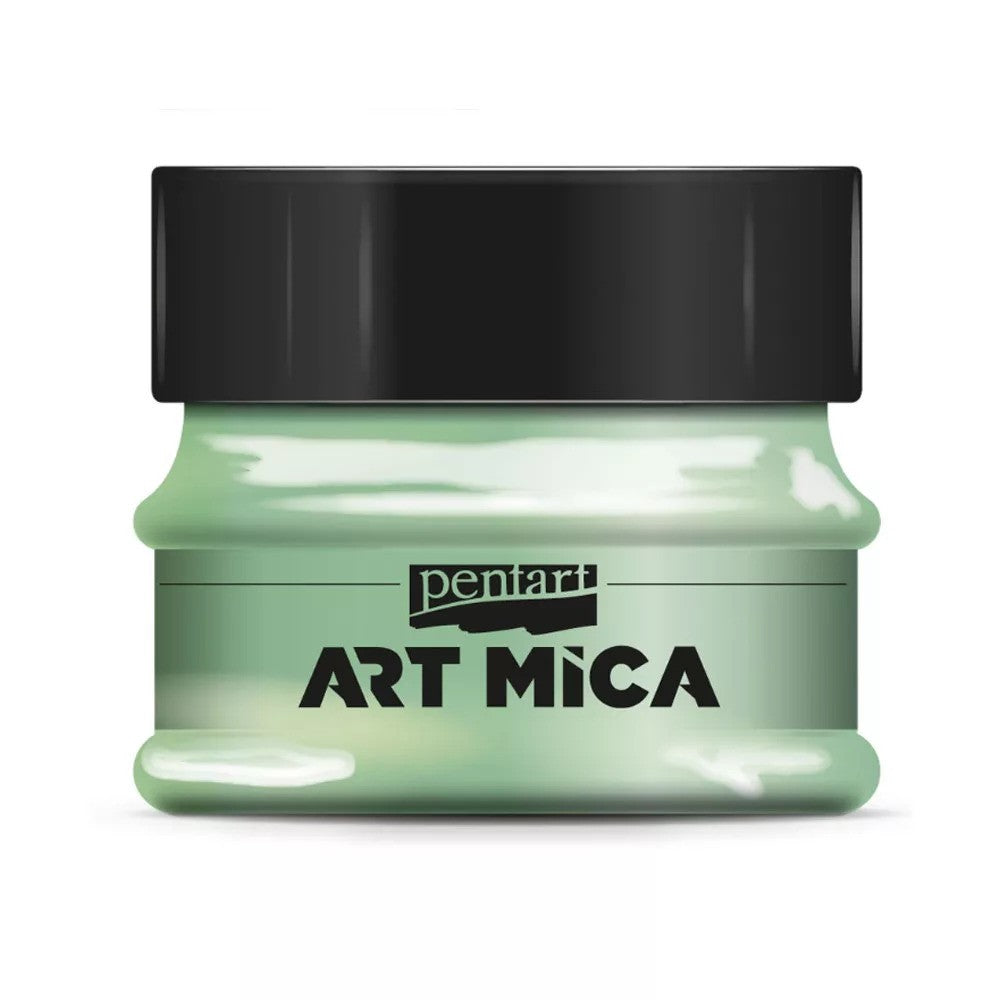 Pentart Art Mica Pigment Poeder Golden Green 9gr