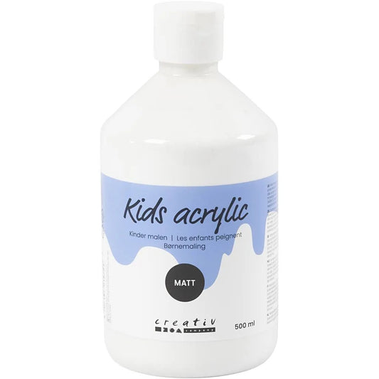 CC Acrylverf Mat Wit 500 ml