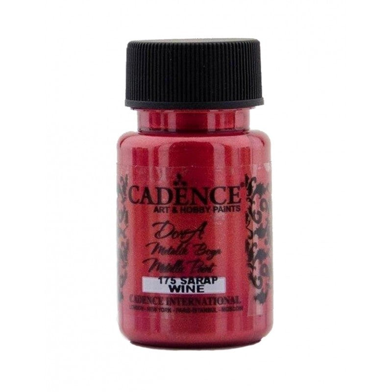 Cadence Dora Acrylfarbe Metallic 50 ml Wine