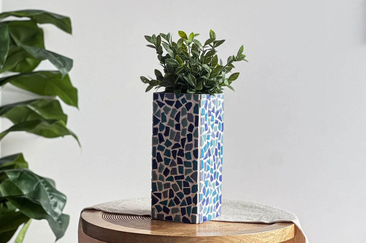LC DIY-Paket – Vase Mosaik Blau