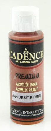 Cadence Premium Acrylfarbe 70 ml Oxidrot 7554