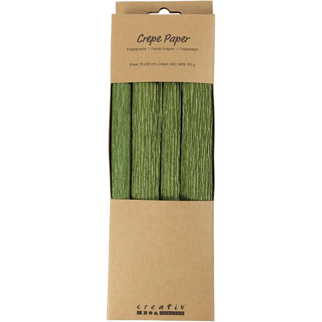 CC Crêpepapier Groen 4 vel
