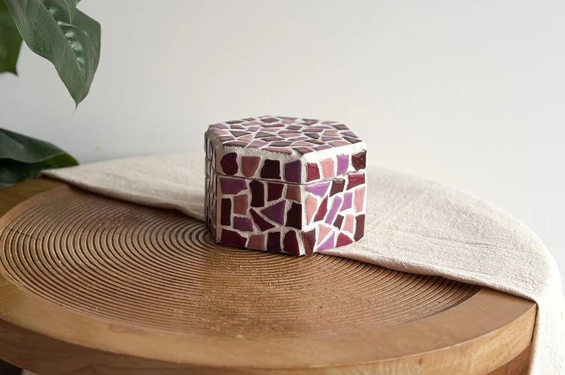 LC DIY Set – Schmuckkästchen Mosaik Rosa