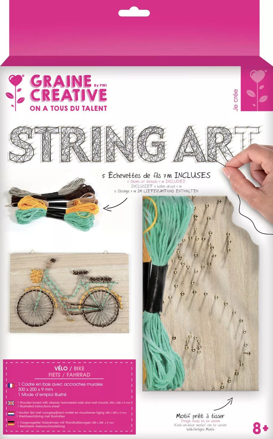 GC Tableau String Art Bicycle