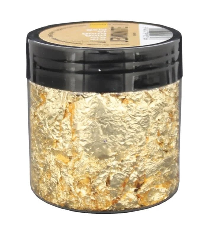 Jesmonite Metalen Vlokken Goud 5 gr