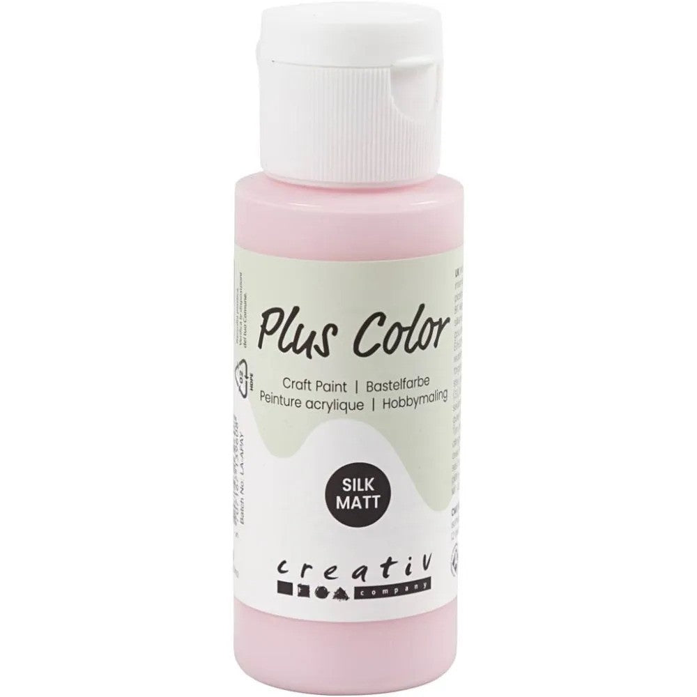 Plus Color Acrylfarbe Zartrosa 60 ml