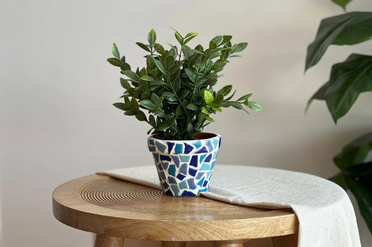 LC DIY-Set – Blumentöpfe Mosaik 2 Stück Blau