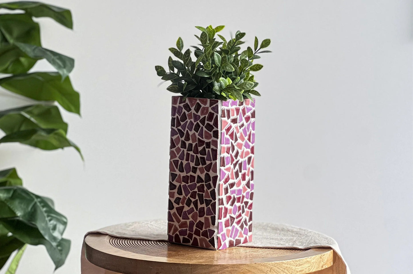 LC DIY Pakket - Vaas Mozaïek Roze