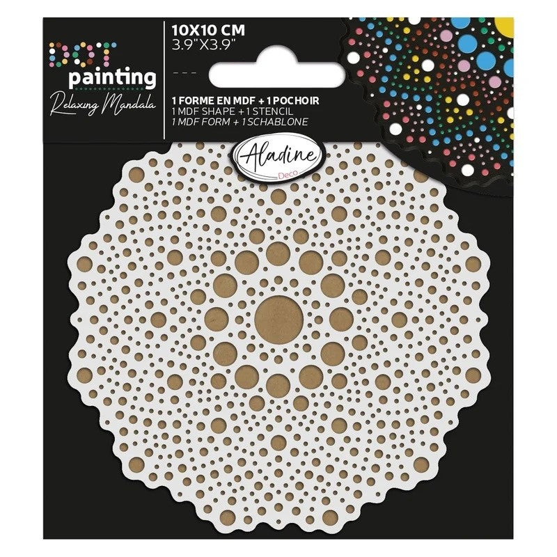 Aladine Duo Dot Painting Set Mandala 10 cm nr. 2