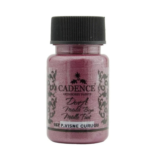Cadence Dora Acrylverf Metallic 50 ml Bright Maroon