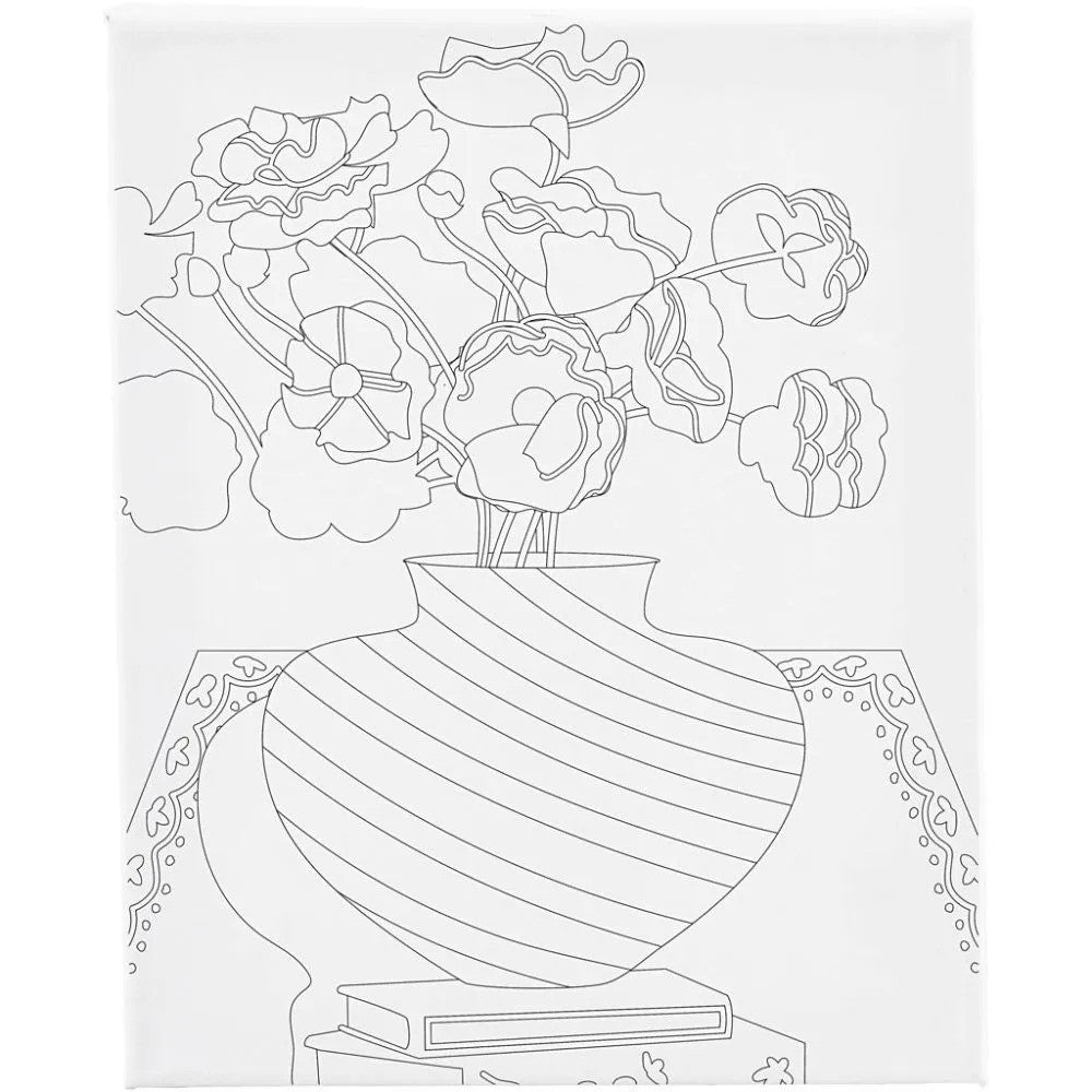 CC Canvas with print Bouquet 24x30 cm