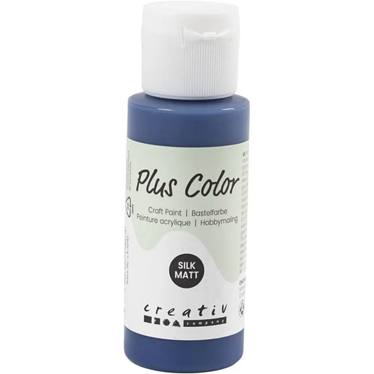 Plus Color Acrylverf Marine Blauw 60 ml