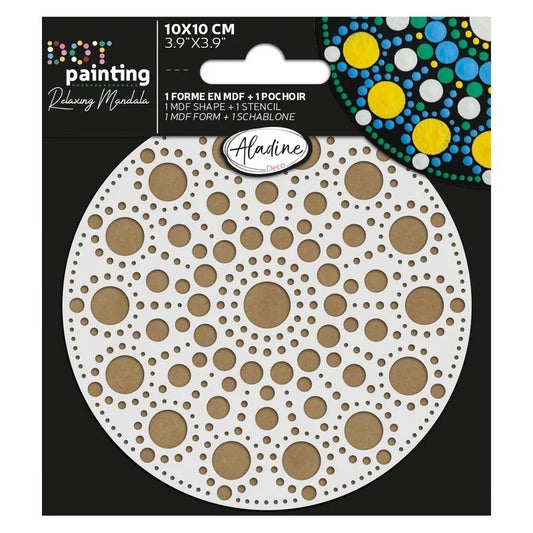 Aladine Duo Dot Painting Set Mandala 10 cm nr. 4