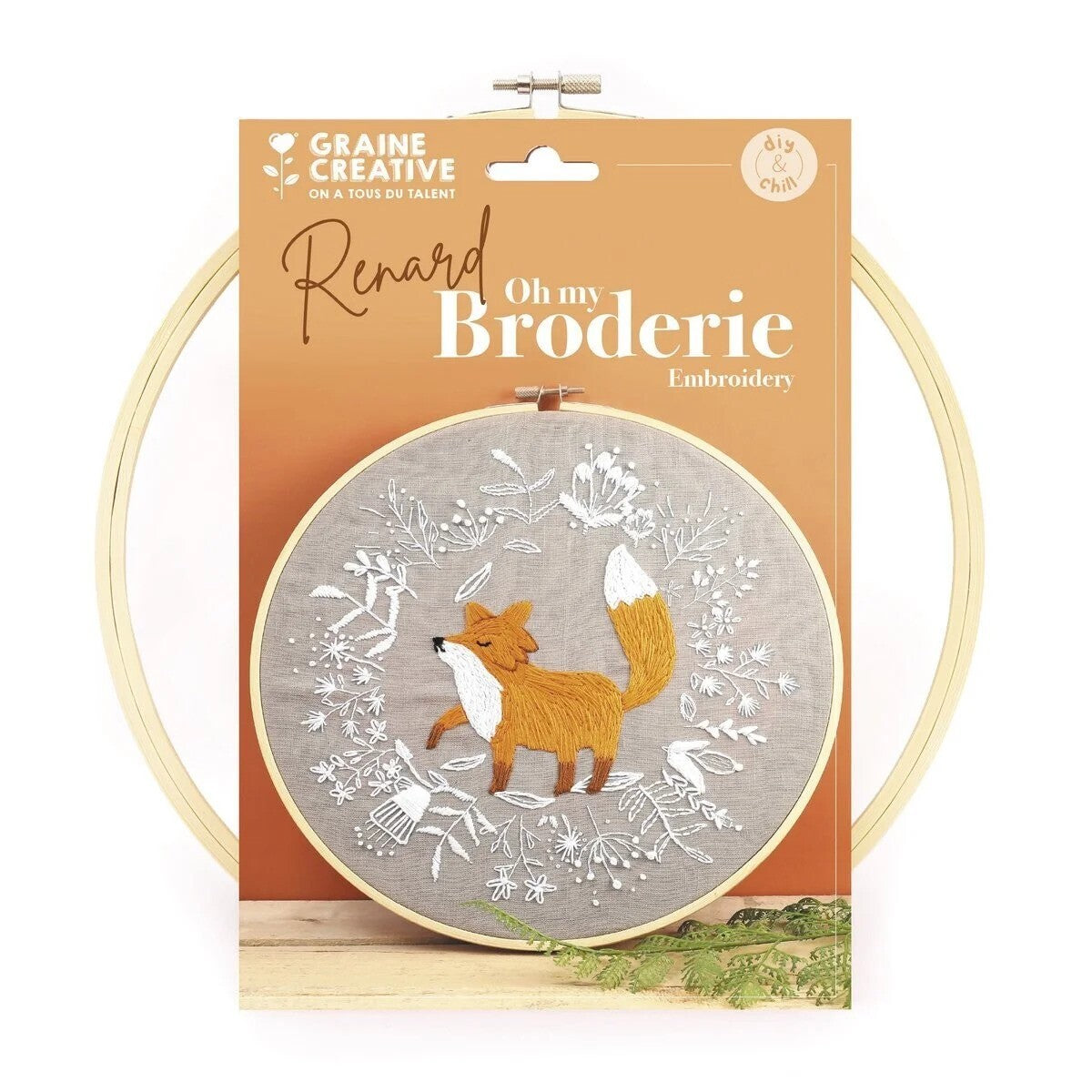 GC Borduurset 28x29x2 cm Vos