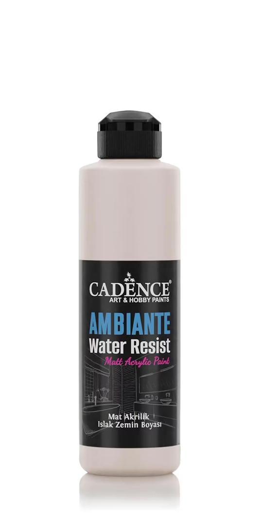 Cadence Ambiante Waterbestendige Matt Acrylverf 250 ml Ivory Coast + 10 gr Catalyst