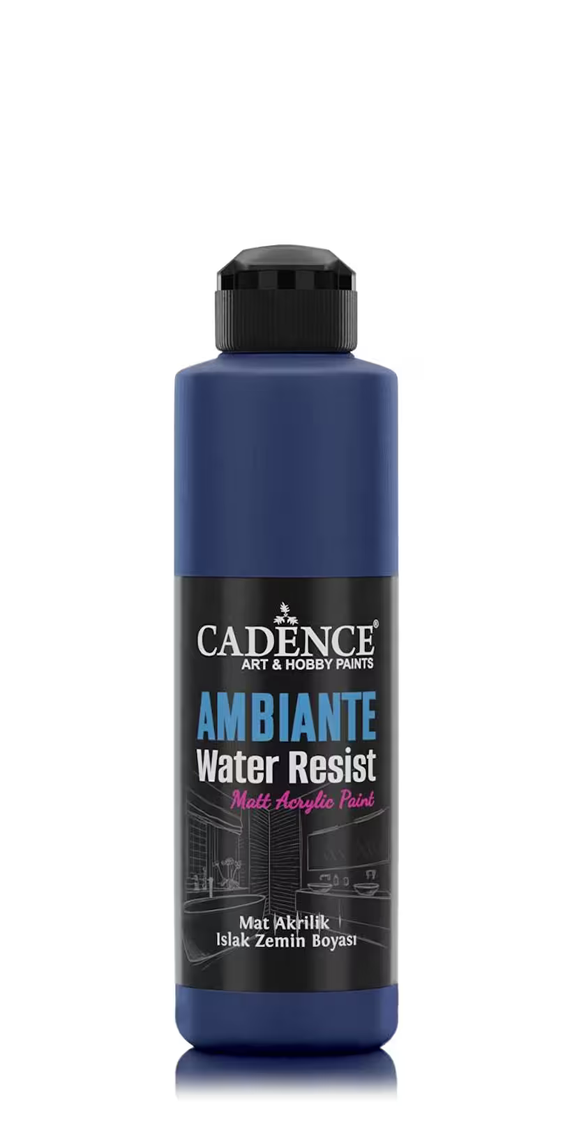 Cadence Ambiance Waterproof Matt Acrylic Paint 250 ml Ocean + 10 gr Catalyst
