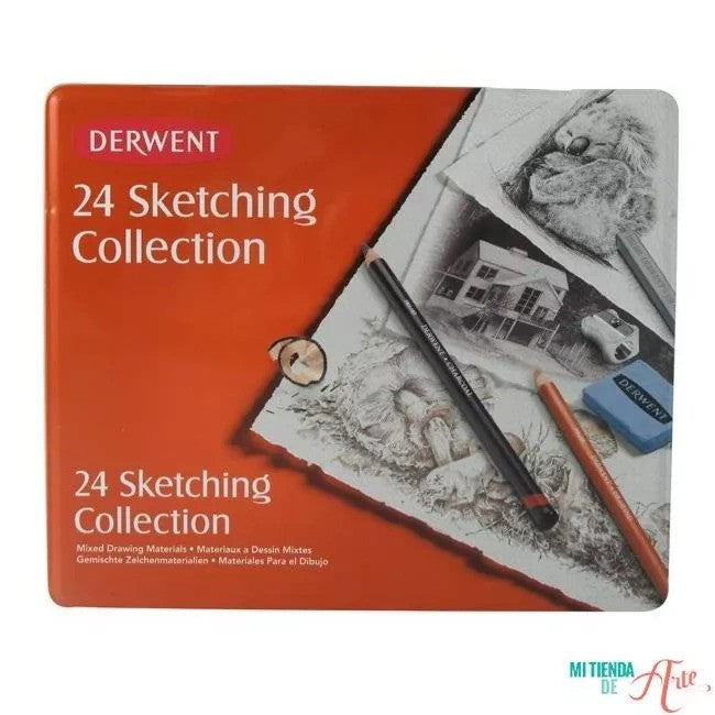 Derwent Skizzenstift-Set 24 Stück