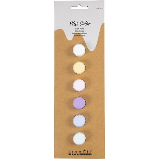 CC Plus Color Acrylverf Pastelkleuren, 6x5 ml