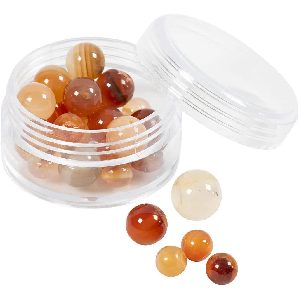 CC Beads of Agate 28 pieces