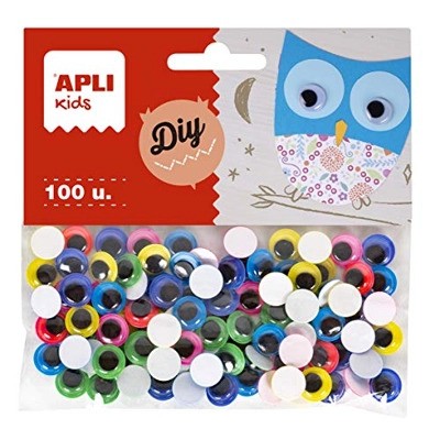 Apli Beweegbare Ogen - d:10 mm - 100 stuk