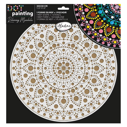 Aladine Duo Dot Painting Set Mandala 30 cm nr. 3