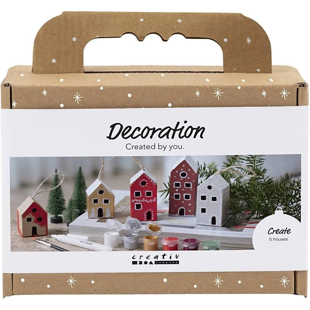 CC Mini Hobby Set Houses Christmas Decoration Paint
