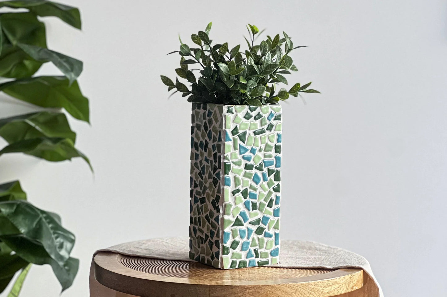 LC DIY-Paket - Vase Mosaik Grün