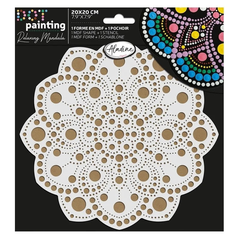 Aladine Duo Dot Painting Set Mandala 20 cm no. 2