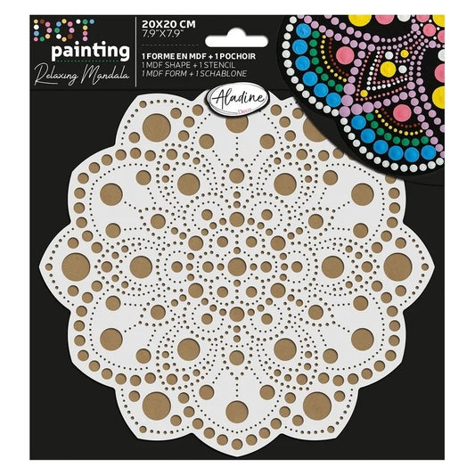 Aladine Duo Dot Painting Set Mandala 20 cm nr. 2