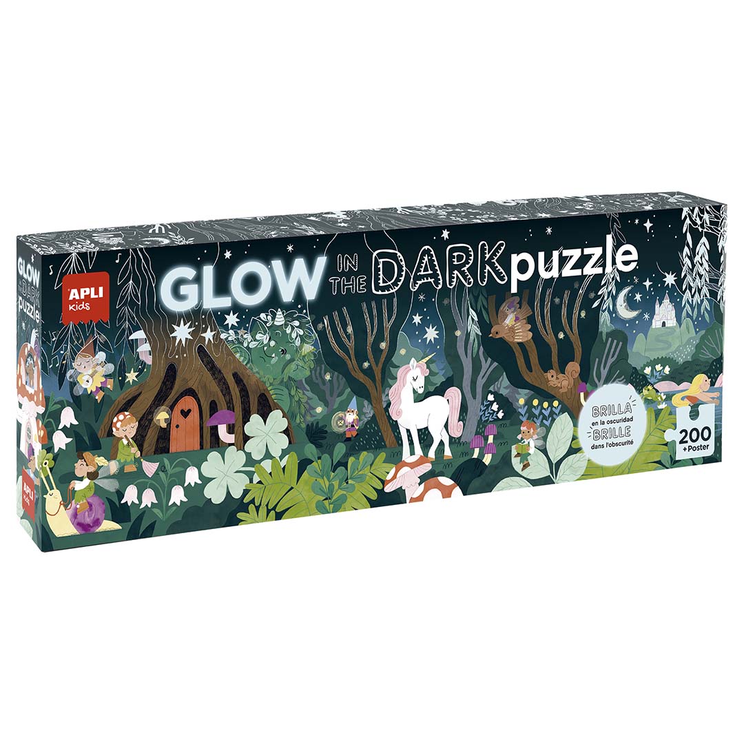 Apli Puzzel Glow In The Dark Magisch Bos