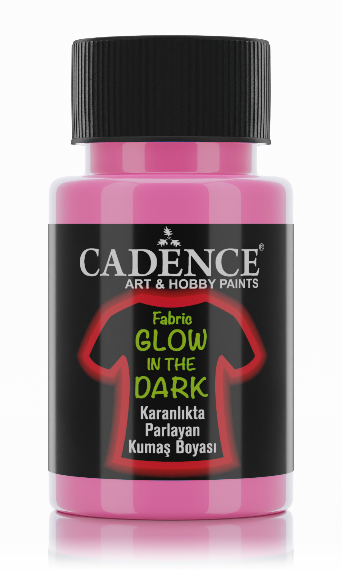 Cadence Glow in the Dark Textielverf 50 ml Roze