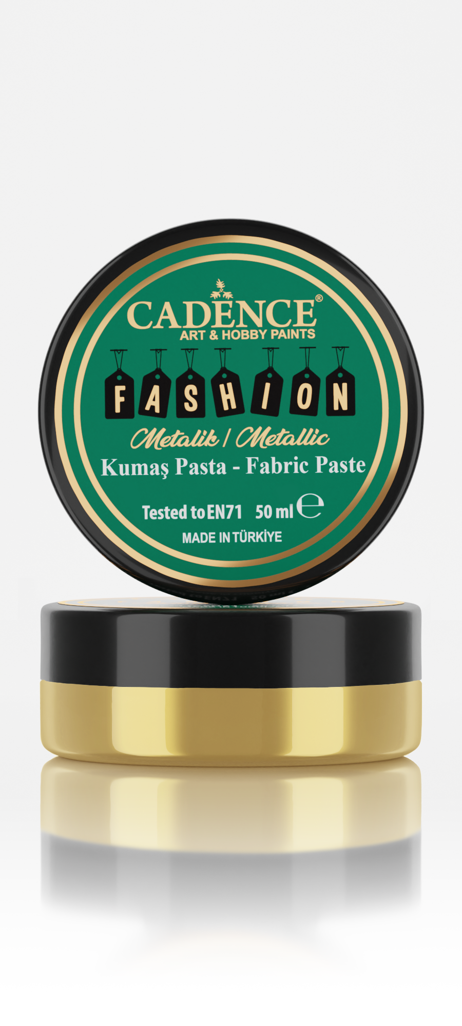 Cadence Fashion Textiel Metallic Relief Pasta 50 ml Goud