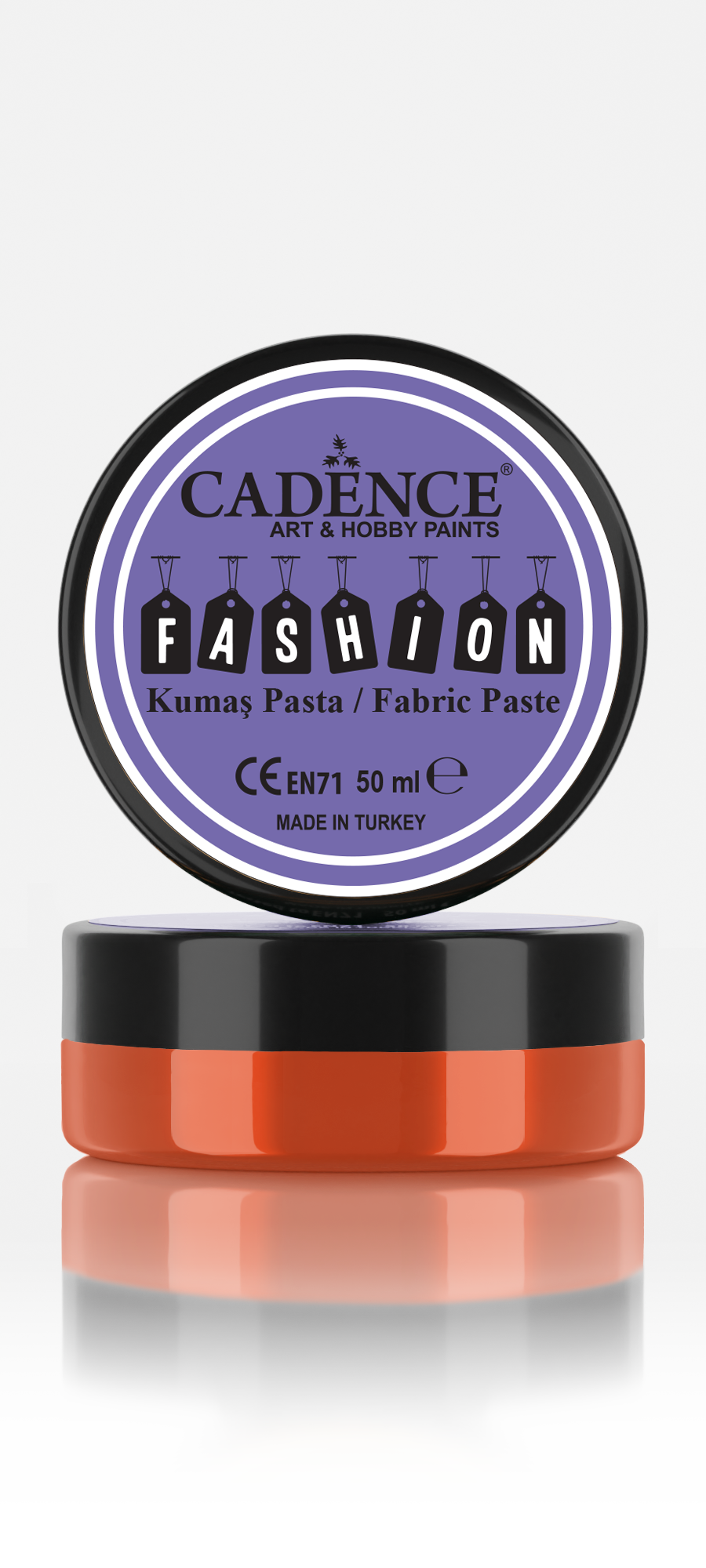 Cadence Fashion Textile Relief Paste 50 ml Orange
