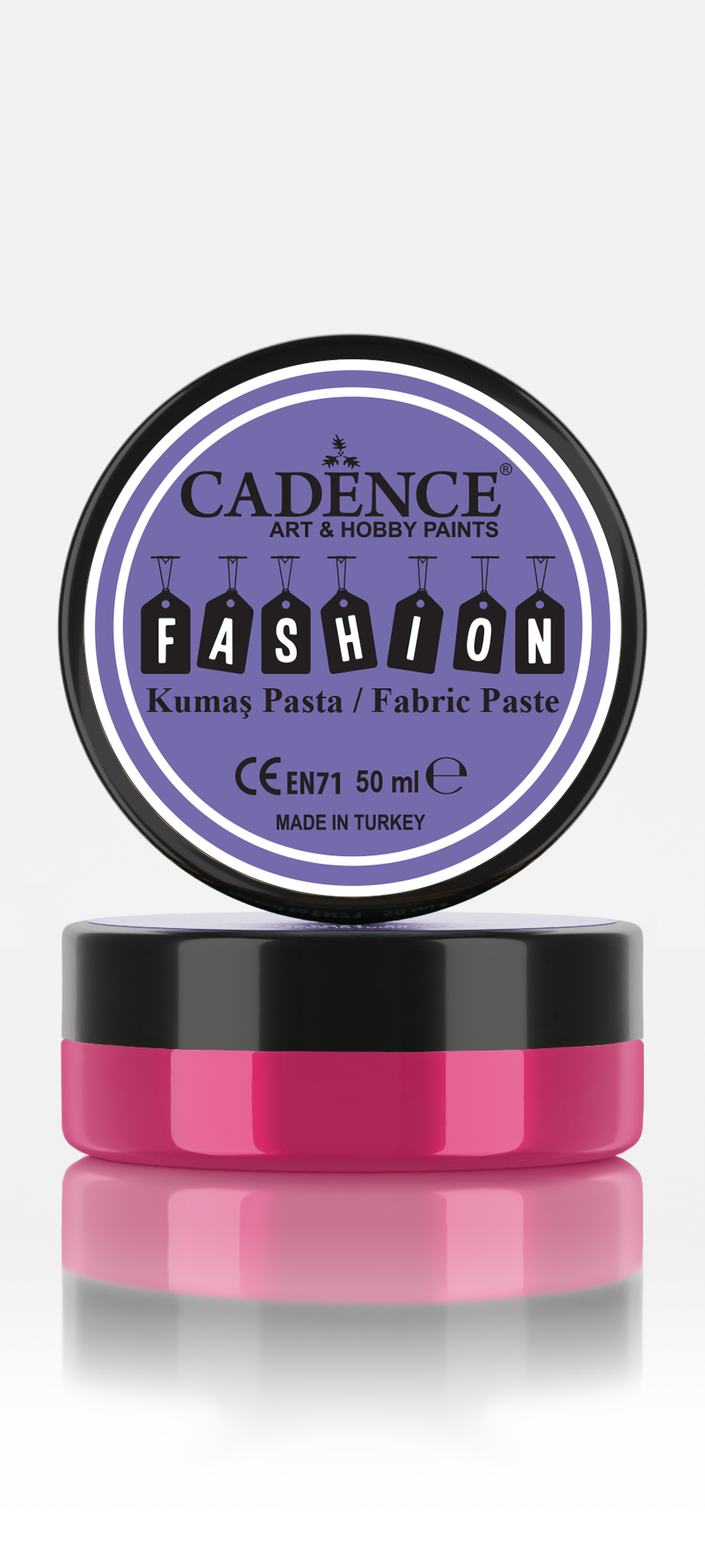 Cadence Fabric Textile Relief Paste 50 ml Fuchsia