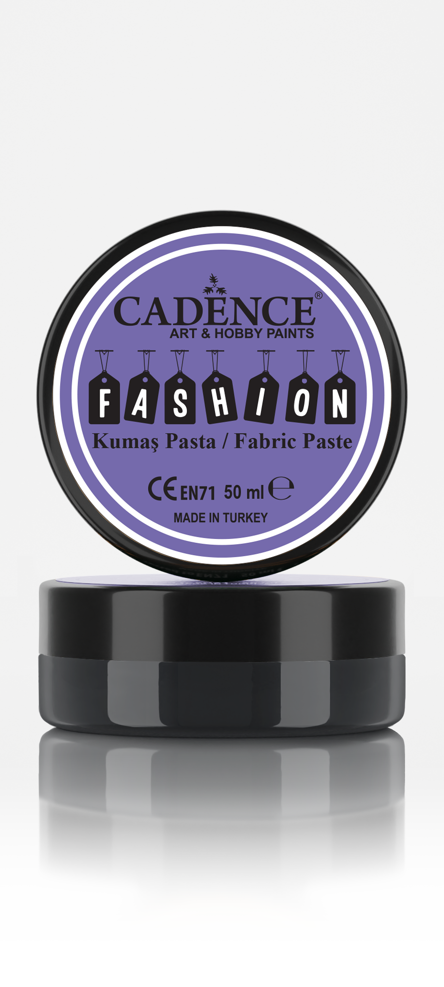 Cadence Fashion Textiel Relief Pasta 50 ml Zwart