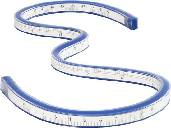 Flexibele liniaal 50 cm