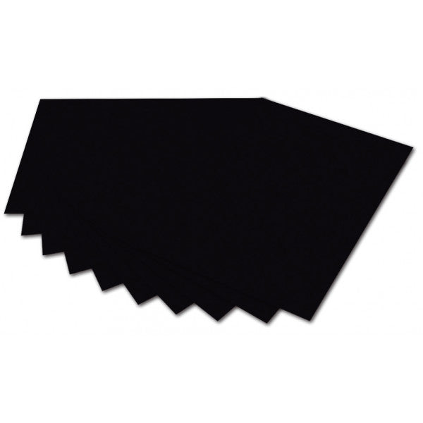 Folia Colored Paper A4 130gsm 100 Sheets Black