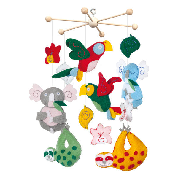 Folia Bastelset Mobile Dschungel 14 Teile
