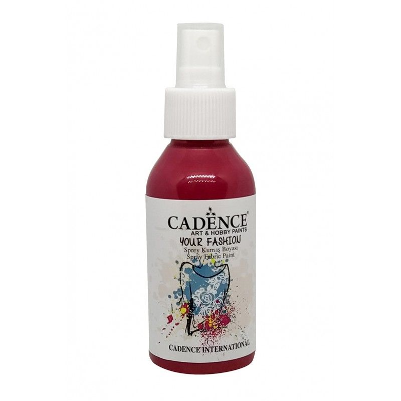 Cadence Fashion Spray Fabric Paint 100 ml Dark Fuschia