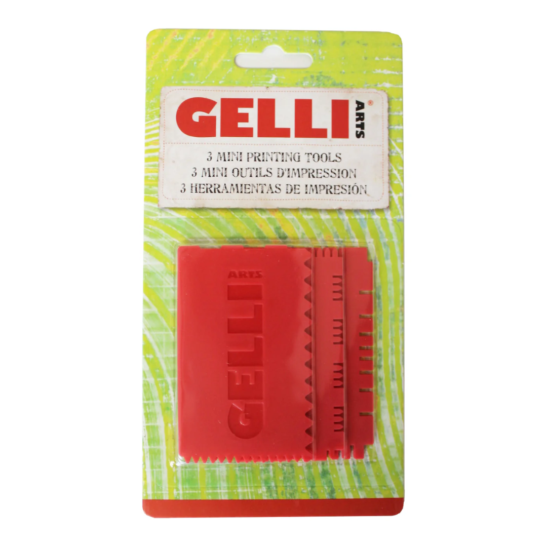 Gelli Arts Mini-Druckwerkzeug Textur-Kämme Set mit 3