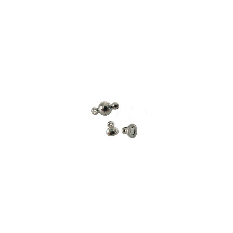 GC Extra Sterke Magnetische Sluiting Zilver 5mm