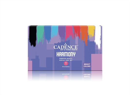 Cadence Harmony Acrylverf Set 10x59 ml Felle Kleuren