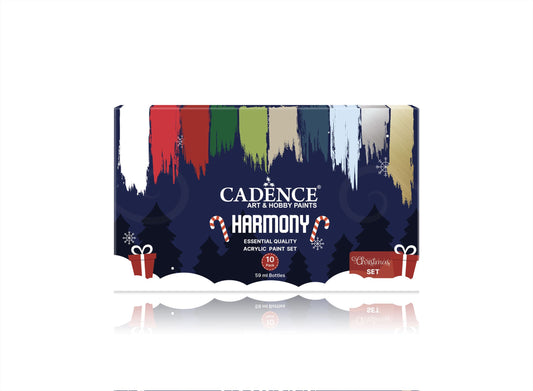Cadence Harmony Acrylverf Set 10x59 ml Kerst