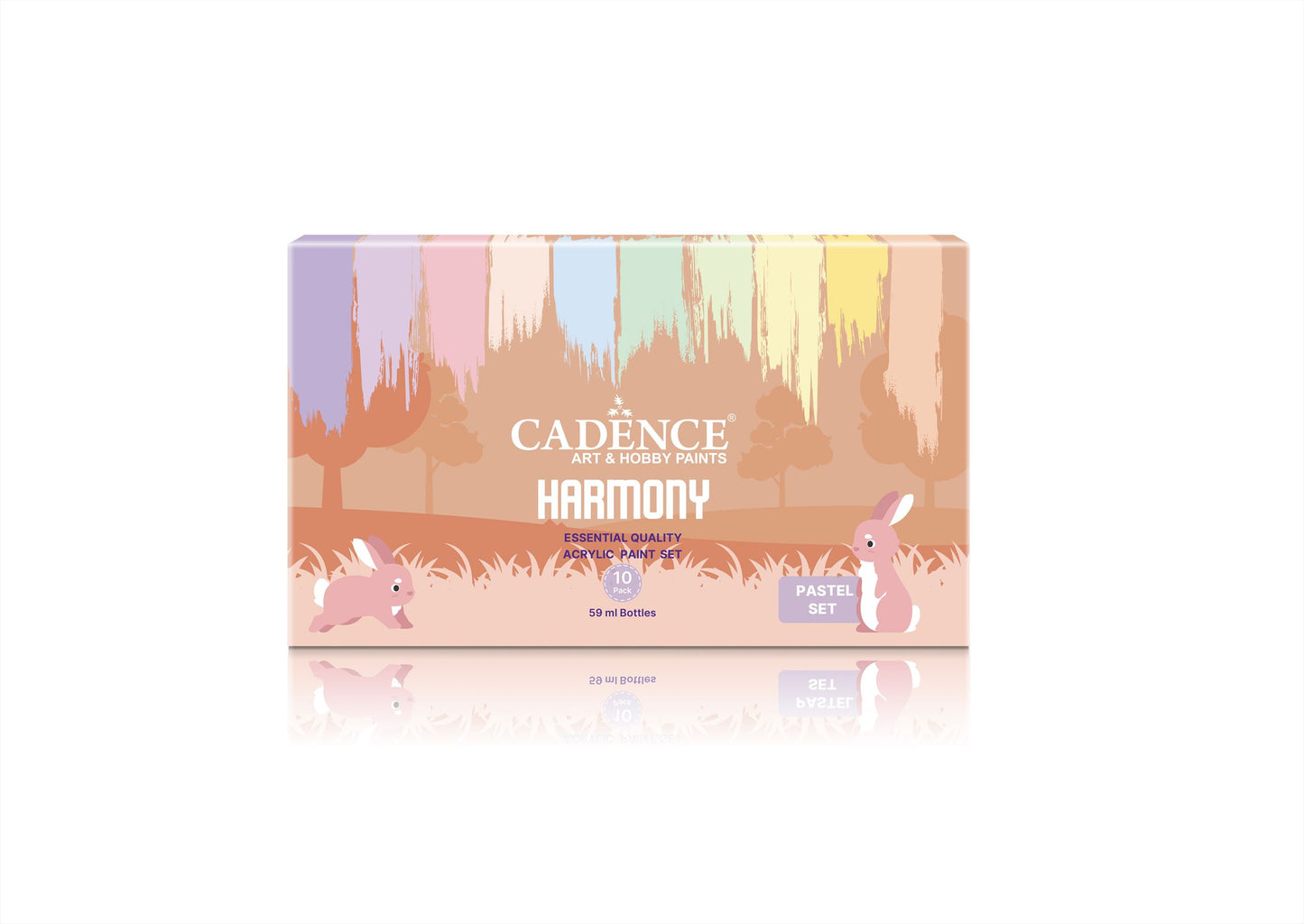 Cadence Harmony Acrylfarben-Set 10x59 ml Pastellfarben