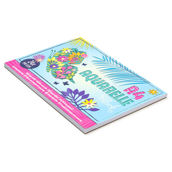 Wins Aquarelblok Bloemen A4 24 Vel