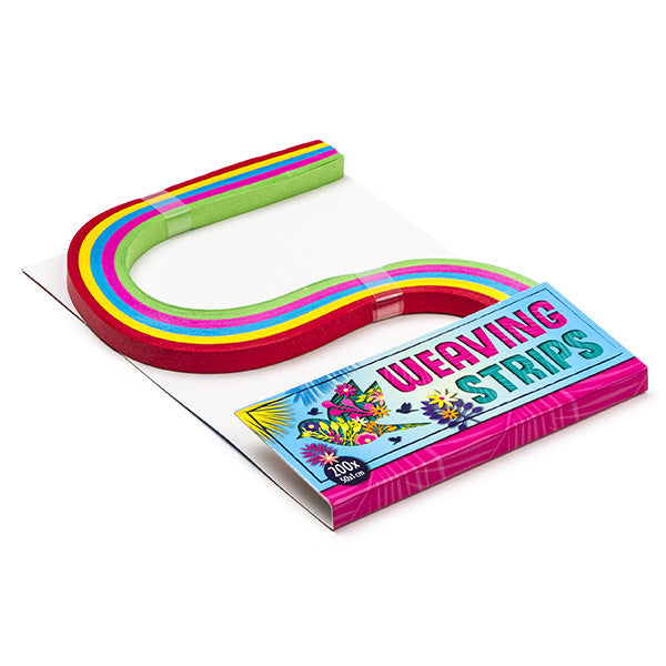 Wins Papieren Vlechtstroken Bloemen 50 x 1 cm 200 Stuks