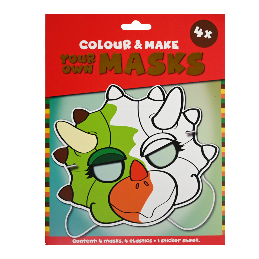 Gewinne Farbe Und Mach Deine Eigene Maske Dino