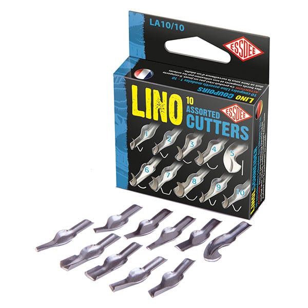 Essdee Linosnijder Mes Set 10 stuks