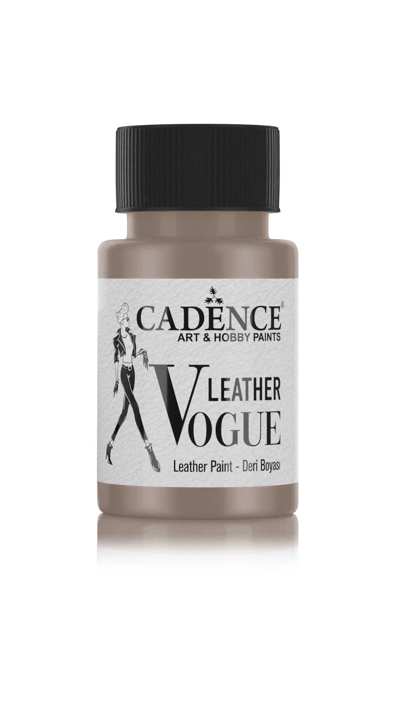 Cadence Leather Vogue Leather Paint 50 ml LVM-08 Metallic Anthracite